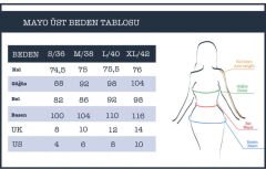 Kolları Parmak Geçmeli Garnili İki Renkli Spor Tesettür Mayo Siyah Yeşil Fuşya - Mayou