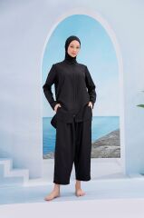 Bohem Tasarım Tesettür Mayo - Siyah