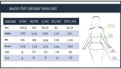 Garnili Desenli Tesettür Mayo - Karışık Renkli  - Mayou