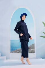 Bohem Tasarım Tesettür Mayo - Lacivert